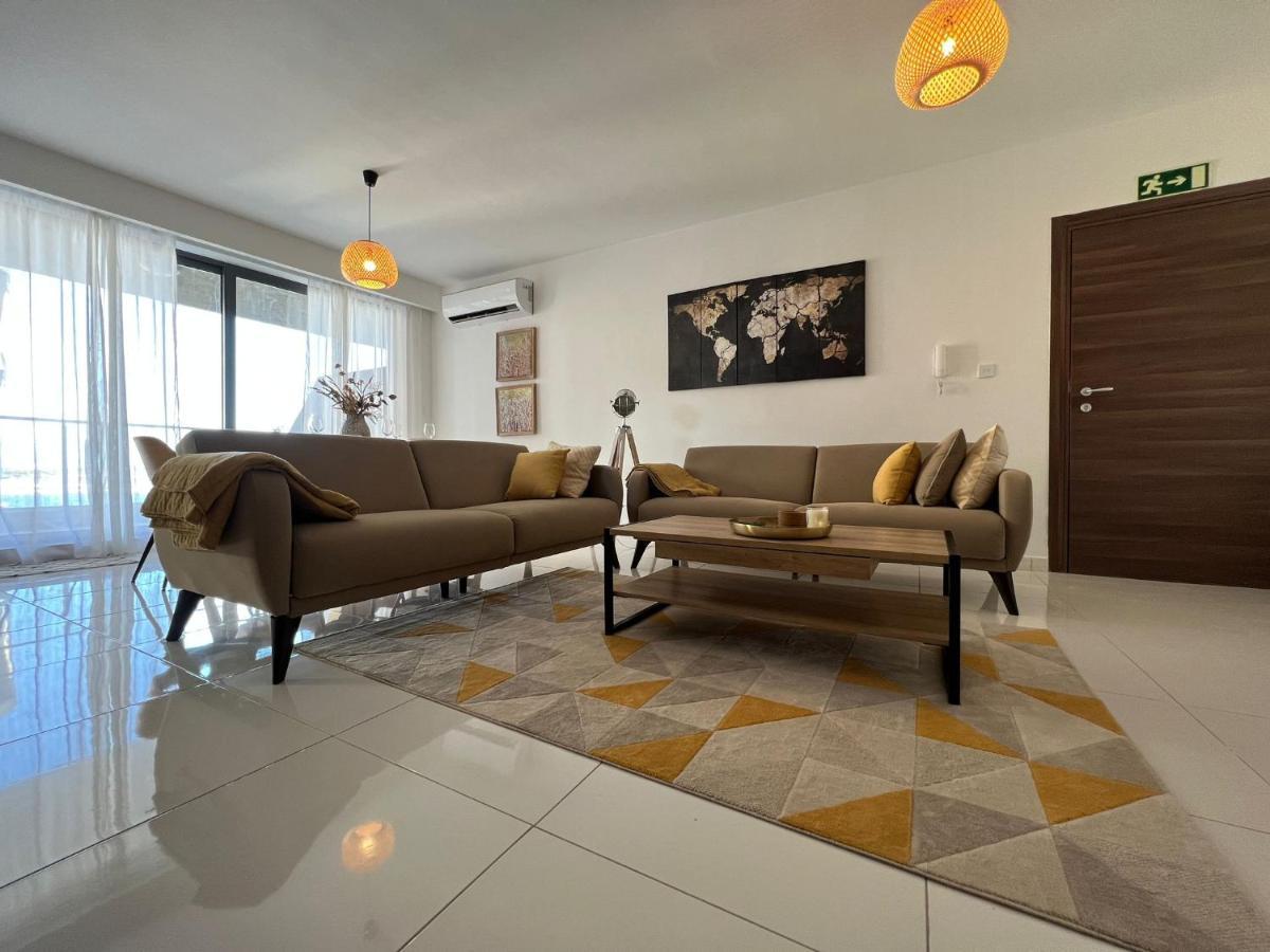Brand New Apartment 2 Mins From Seafront San Pawl il-Baħar Kültér fotó